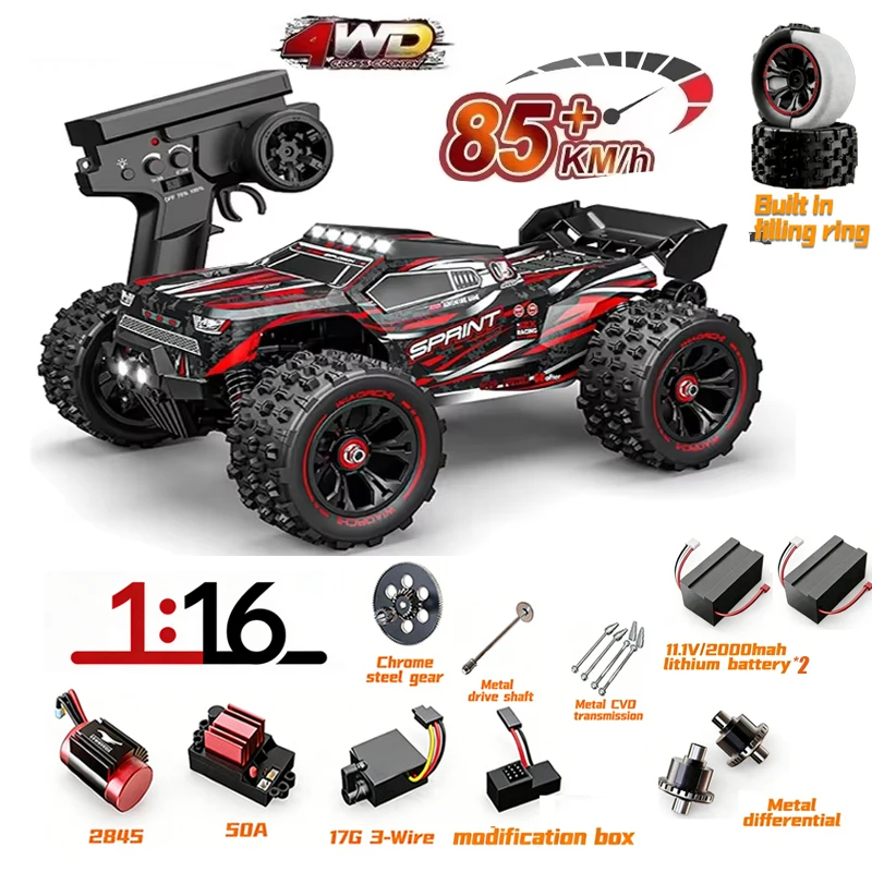 

9522PRO High Speed RC Car 80KM/H 4WD Brushless Motor Off-Road Drift Racing Toy for Kids Gift 16 Fast Racing Car