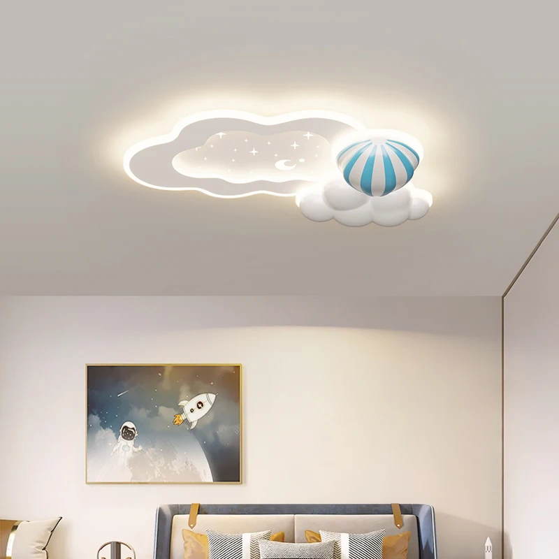 Imagem -03 - Creative Modern Led Lustre Luz de Teto Estudo Quarto Infantil Nursery Hall Lâmpadas Iluminação Escurecimento Interior Novo