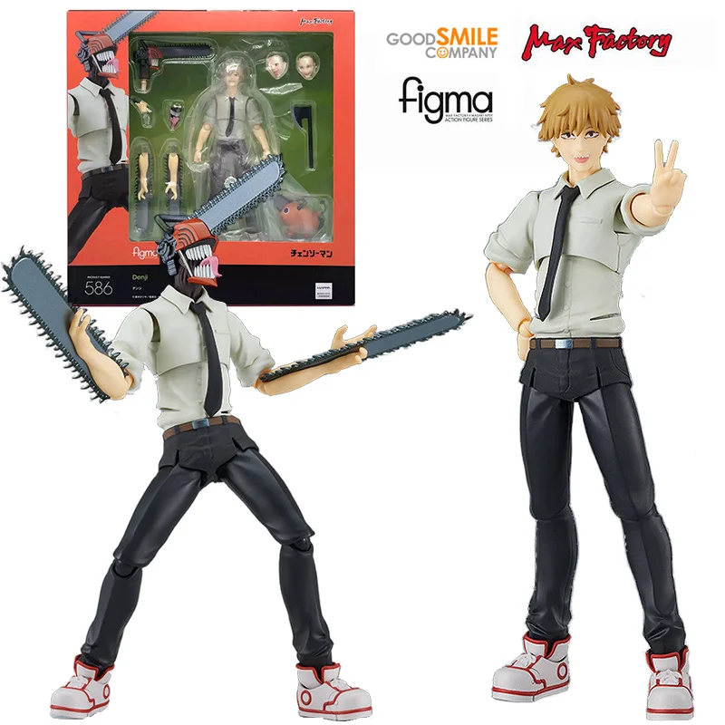 

GSC Max Factory Figma 586 Denji Pochita Chainsaw Man 16Cm Anime Original Action Figure Model Kit Toy Birthday Gift Collection