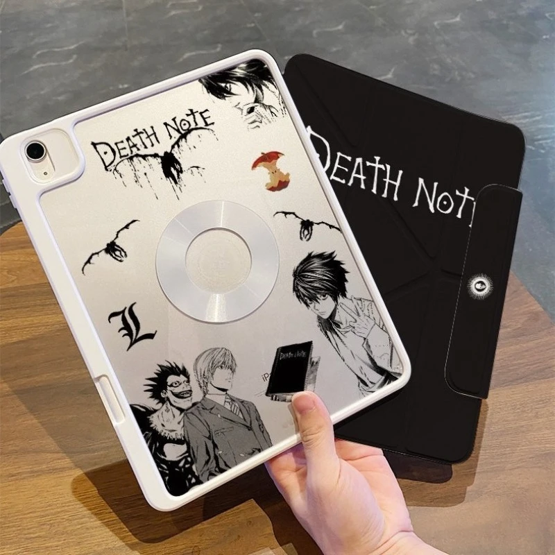 Genuine Anime Character Tablet Smart Cover Death Note Ryuk Pattern Y-shaped Fold Magnetic Separable Back Shell Fit Apple IPad 11