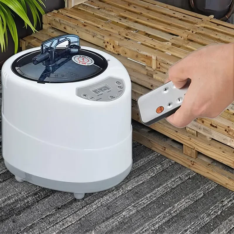 For 2L Wet Steam Sauna Generator Large Capacity Electric Spa Heater Modern Apartment Acrylic Air Conditioner Computer Control