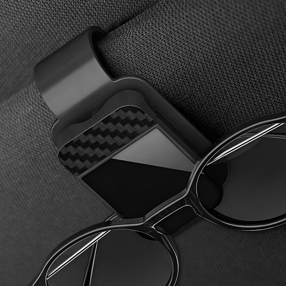 Car Visor Clip - Universal Sunglasses Holder & Receipt Organizer, Car Glasses Clip, Car Sun Visor Automotive Hanger Clip Ticket
