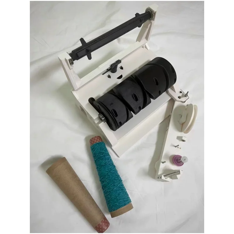Portable Mini Yarn Winding Machine with Length Calculator and Weight Detection Desktop Electric Yarn Rewinder