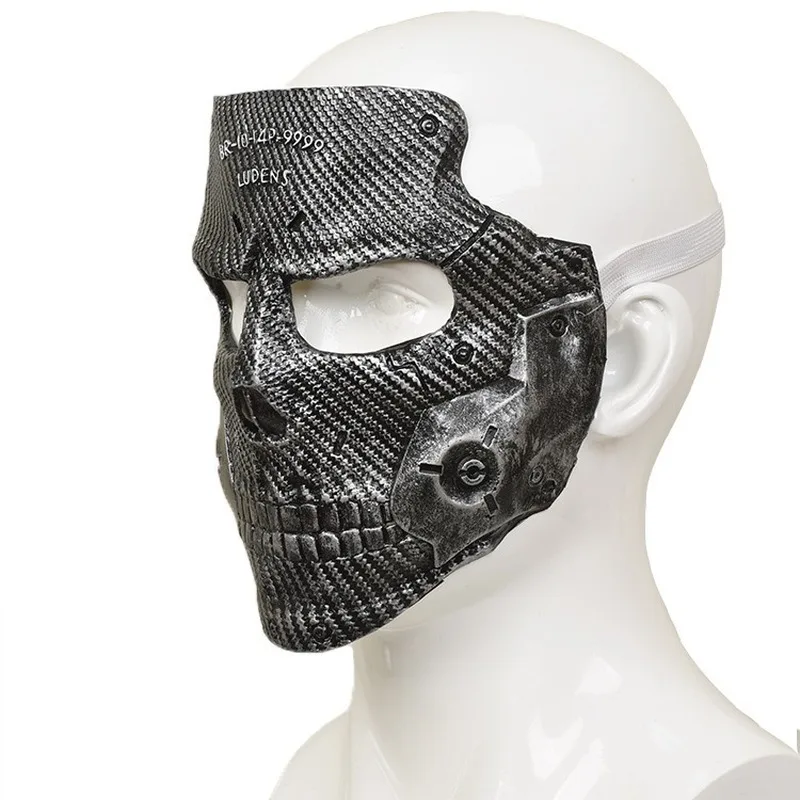 Masque de jeu Death Stranding Die-Hardman, accessoires de cosplay, masques en résine noire, 07 #