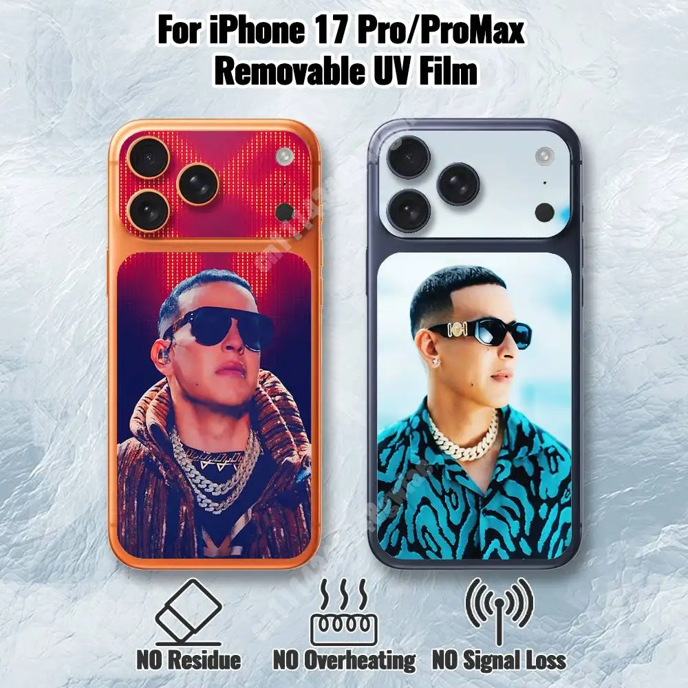 D-Daddy Y-Yankee Legendaddy Removable UV Film for iPhone 17 Pro 17 ProMax Hydrogel Sticker
