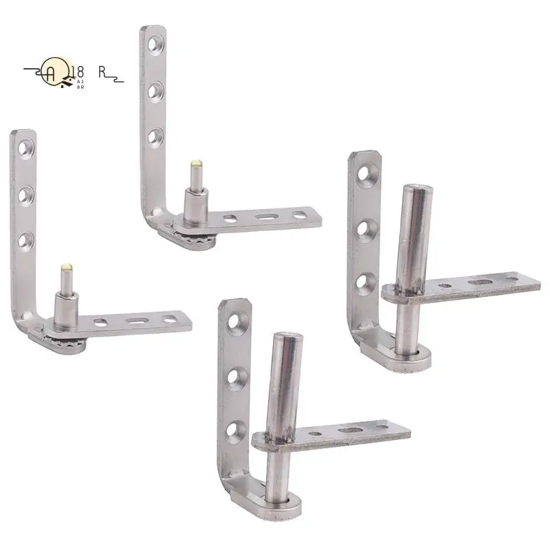 

A18R -2Pack Cafe Door Hinges,304 Stainless Steel Swinging Door Hardware Saloon Door Hinges,Self Closing,For Swinging Door