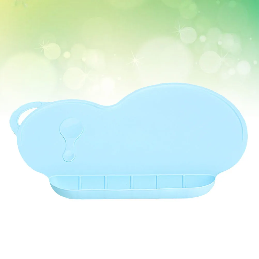 

Cute Cartoon Silicone Placemats for Washable Non-Skid Dining Table Protector Kitchen Home Decor Sky-Blue