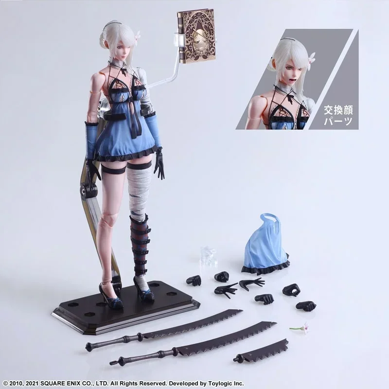 Nier 24cm Replicant Anime Figure Kaine Action Figure Pvc Statue Movable Figure Room Ornament Collection Model Toys gifts