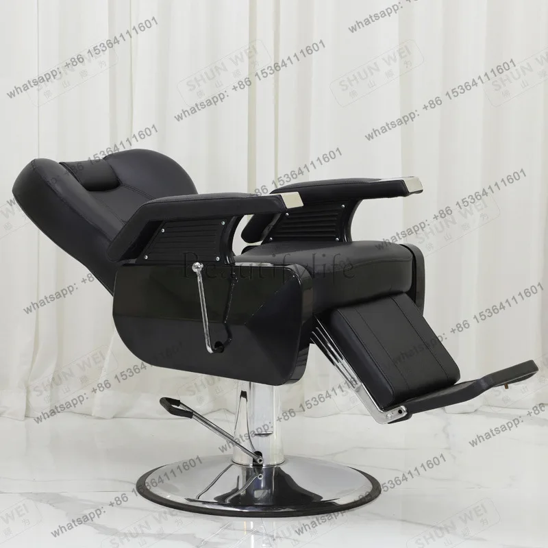 Factory Direct Sales Cross-border retro haircut peach heart chair hairdressing shop can be put down
