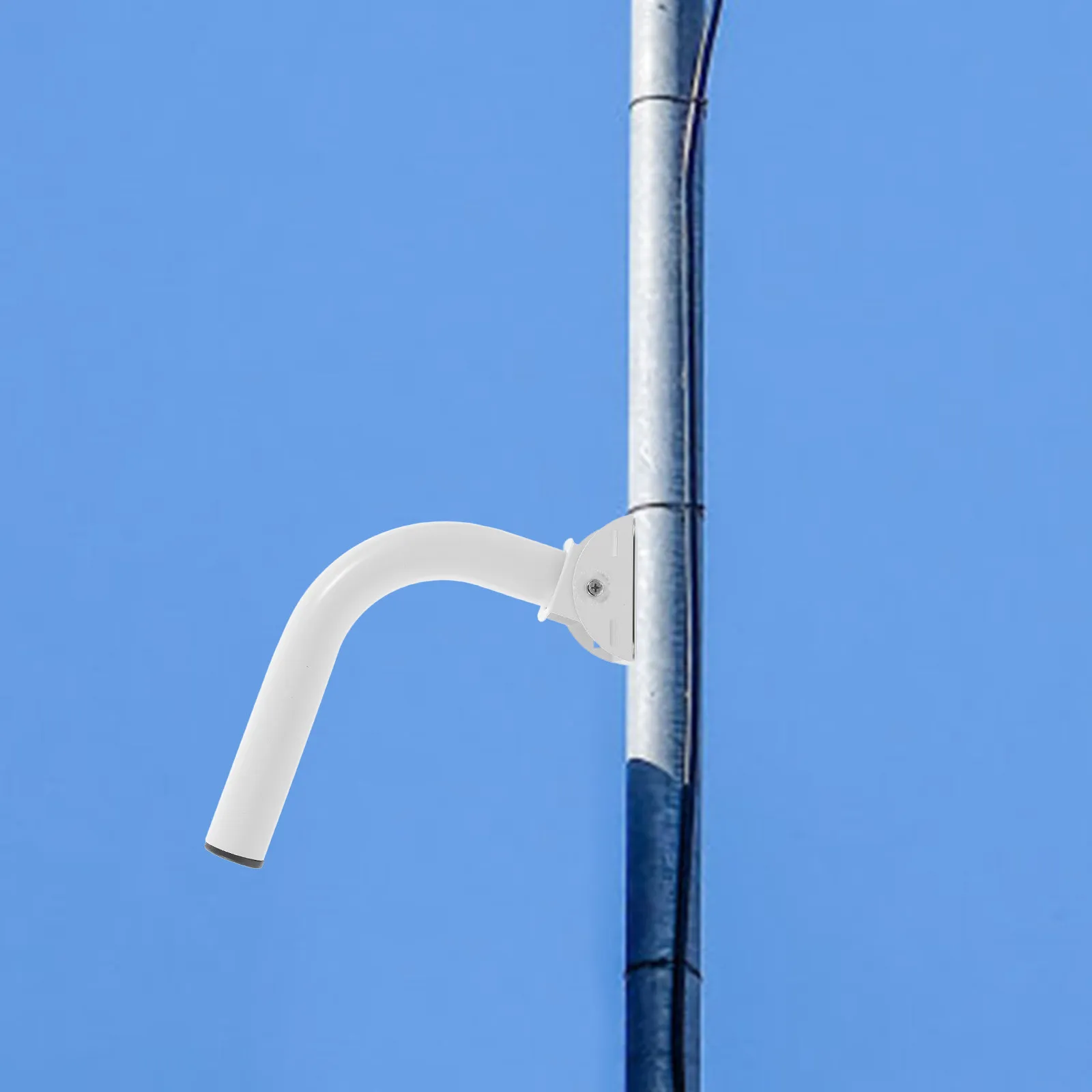 Aluminum Alloy Adjustable Outdoor Antenna Mounting Pole Bracket Rotates 120 Degrees for Wall TV Antenna Mount Holder