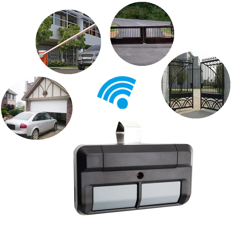 For 892LT 972LM 372LM 62LM 974LM 310/315/390MHz 811LM 61LM Garage Door Remote Control Gate Door Opener Include Visor Clips