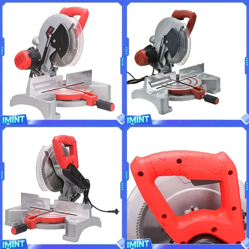

10" Miter Saw 1800W Cutting Machine for Wood Aluminum Metal Cut off Machine Carpentry Tools Woodworking Power Saws