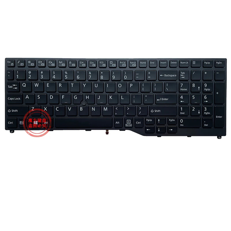 New US Keyboard Backlit for Fujitsu Lifebook E459 E559 E558 E458 U759 U757 U758 Laptop Keyboard with Mouse Sticks