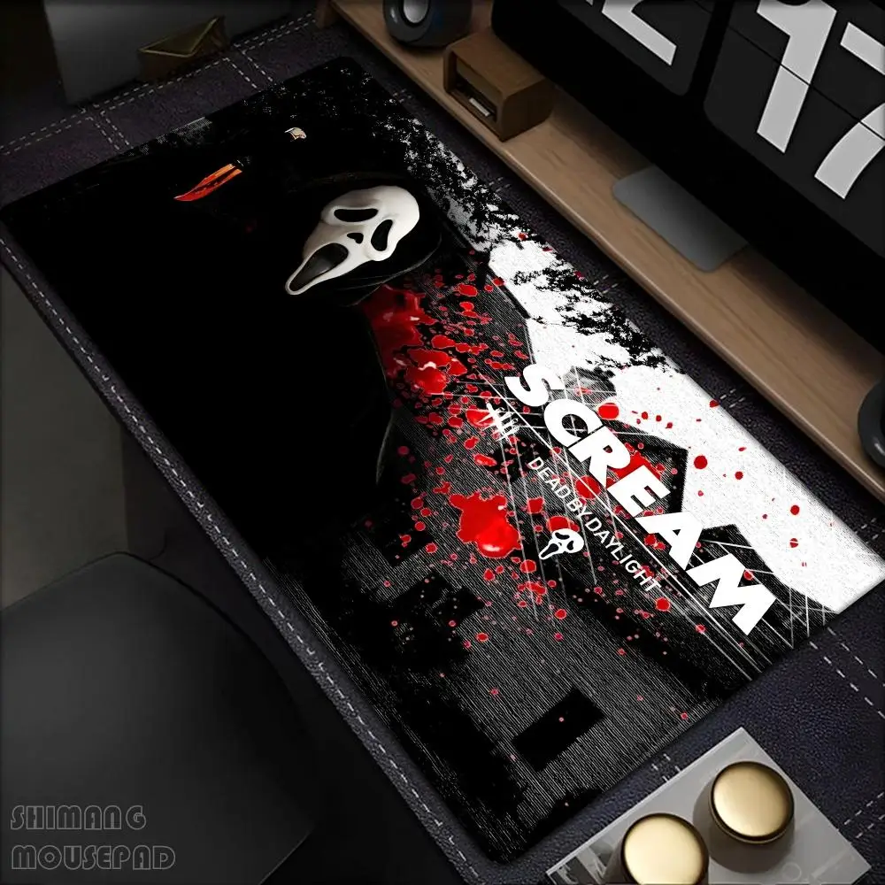 

Horror Characters Ghostface Anti-Slip Keyboard Mat Gaming Mouse Pad For PC Gamer Home Office Desktop Decoration Mat Deskmat