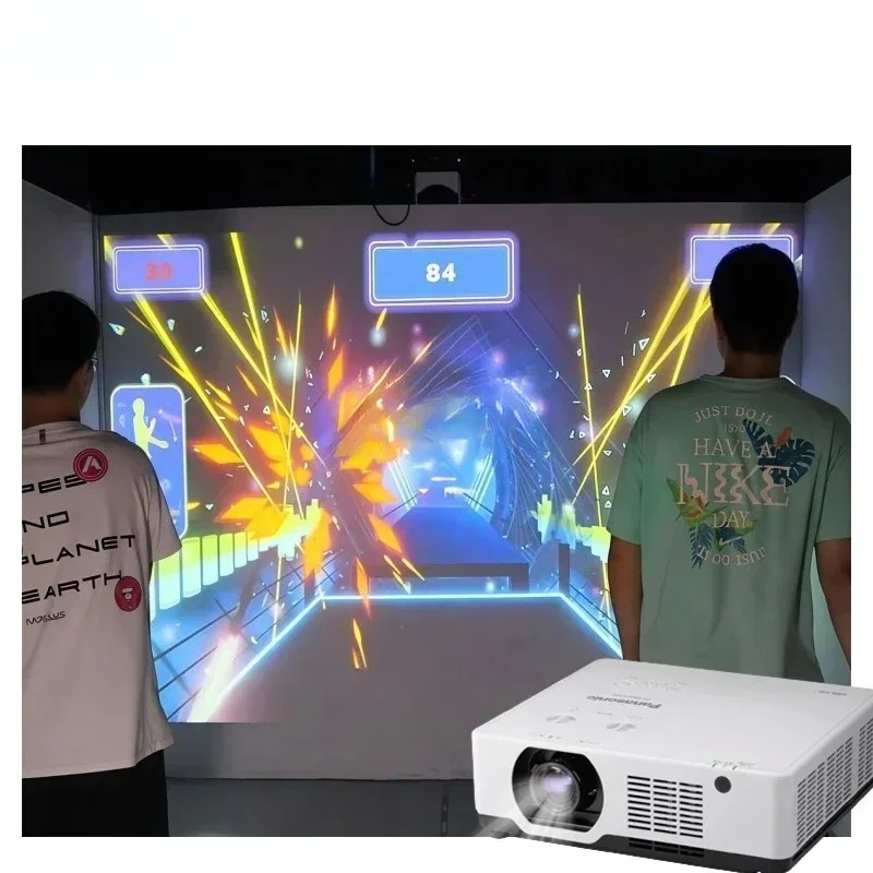 Air Sensing 3d Projector Interactive Game Interactive Wall Projector and Games Interactive Projector Multi Player Games