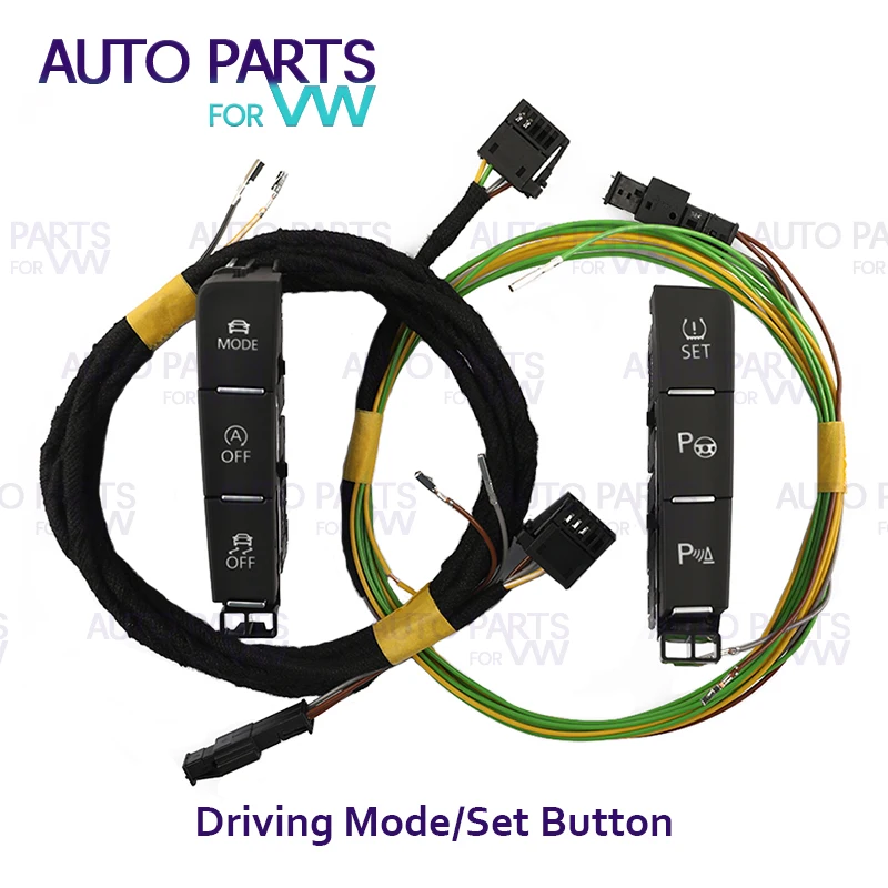 

Car ESP OFF Button Start Stop Mode Driving Pattern OPS Parking Assist Model Switch For VW Golf 7 MK7 5GG927238E 5GG927137E