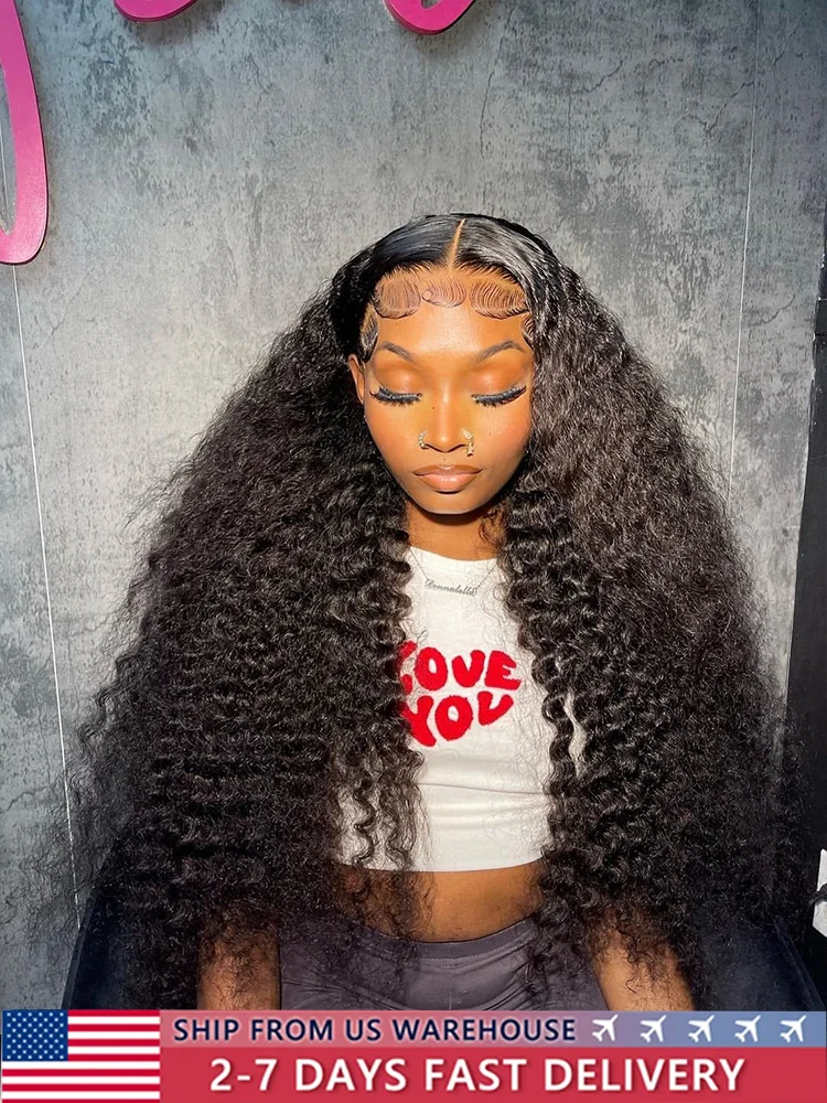 

36 42 Inch Curly Human Hair Wig 13x4 Hd Lace Frontal Wig 13x6 Deep Wave Frontal Wig Water Wave Lace Front Wigs For Black Women
