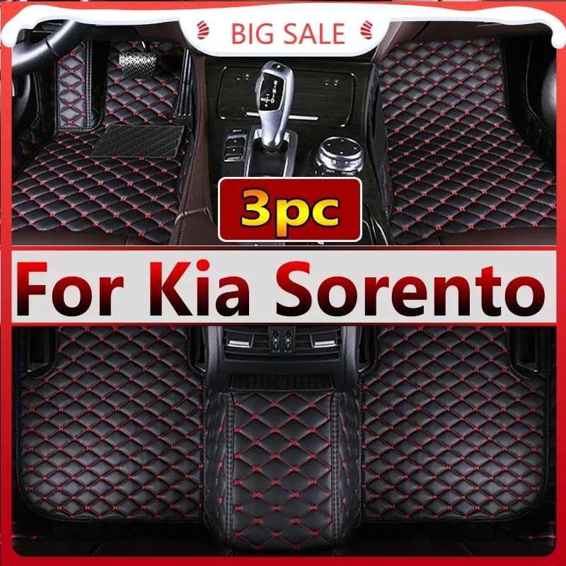 Car Floor Mats For Kia Sorento（Five Seats）2013 2014 Customauto Foot Pads Automobile Carpet Cover interior accessories