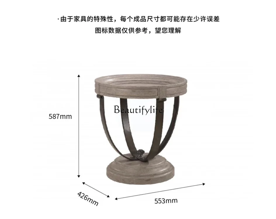 อเมริกันแสงหรูหราไม้เนื้อแข็งรอบแกะสลักหมายเลขมุมย้อนยุคเก่าขอบหมายเลข