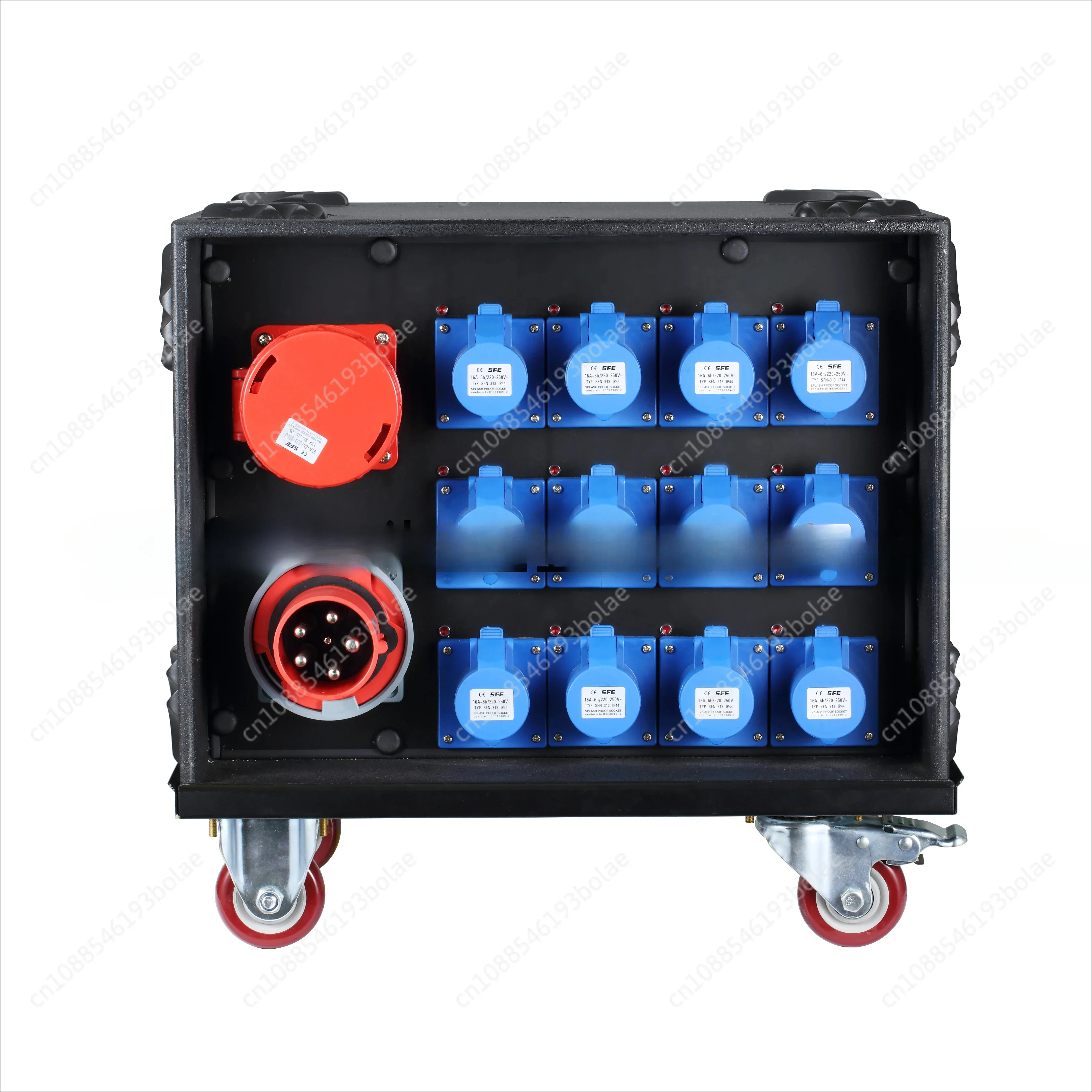 Waterproof 380V Audio Lighting Power Distro Box Equipment 63A 3 Phase CEE Power Supply  Electrical Box