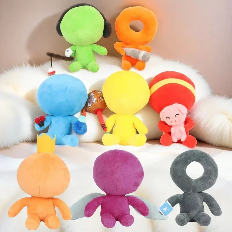 22cm Youtooz Plush Toys Game Cartoon Stuffed Doll Cute Alan Becker Plushie Figure Kawaii Stick Man Dolls Children Birthday Gift