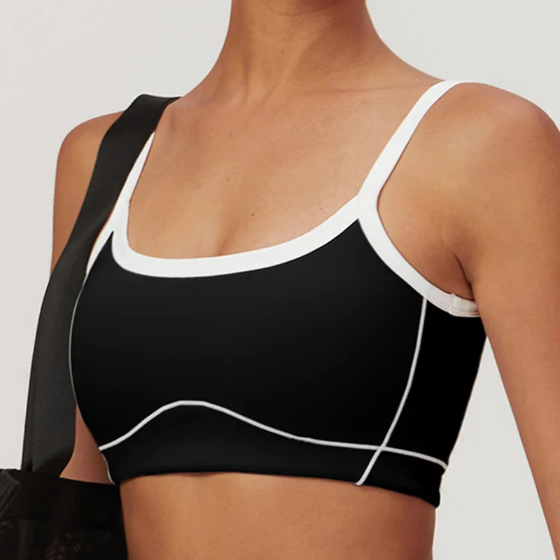 Oddychające biustonosze z pięknymi plecami Damskie topy treningowe z odkrytymi plecami Fitness Tube Top Gym Crop Top Brassiere Yoga Push Up Sport Bra