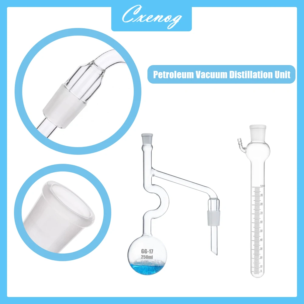 

250ML Petroleum Fractionation Apparatus Kremser Flask Fractionating Flask Laboratory glassware