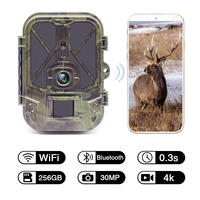 4K  30MP Live Stream WiFi Trail Camera  APP Bluetooth Hunting Cameras With 10000mAh Li-Battery Night Vision WiFi940PROLI