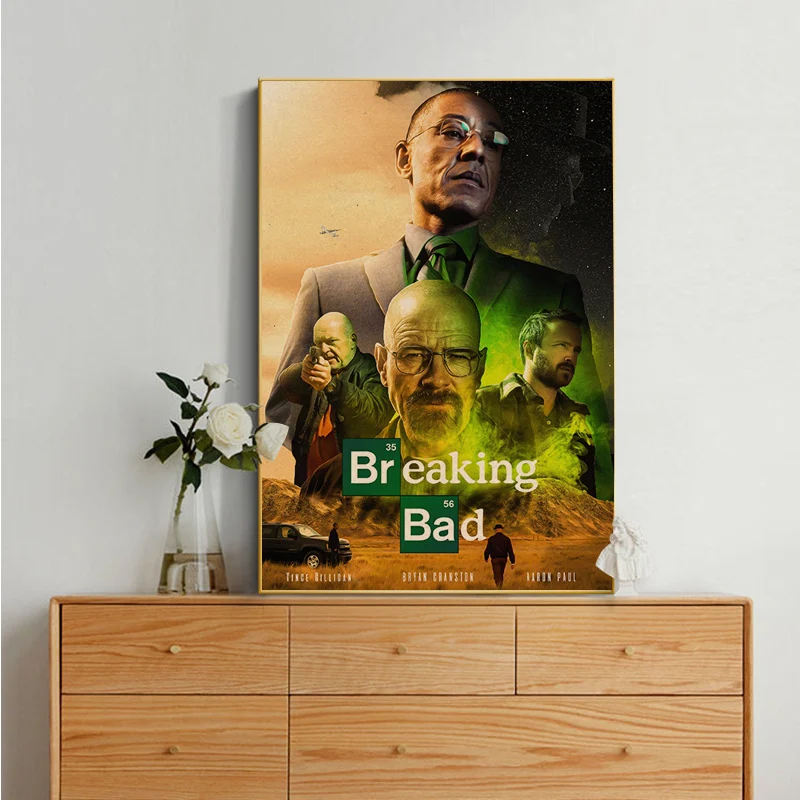 Breaking Bad Classic Movie Posters For Living Room Bar Decoration Stickers Wall Painting