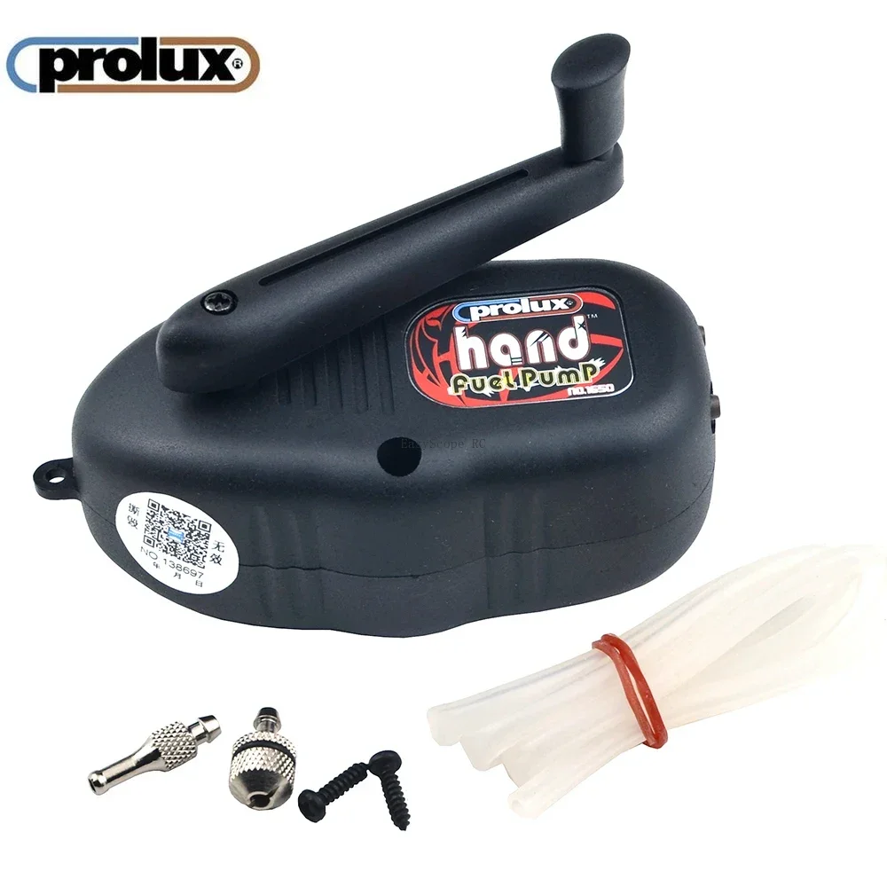 

Prolux Hand Fuel Pump Fast Fueller PX1650 for Nitro Engine RC Control Model Fuel Accessory with Filter and Nozzle