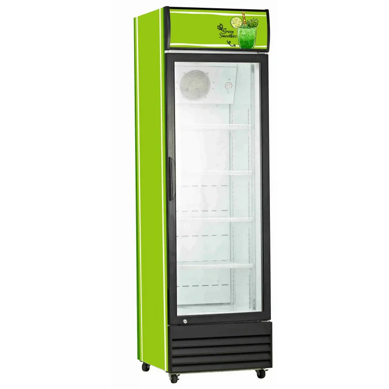 custom.430L Commercial Refrigeration Equipment / Upright Glass Door Refrigerator / Vegetable Refrigerator Supermarkets