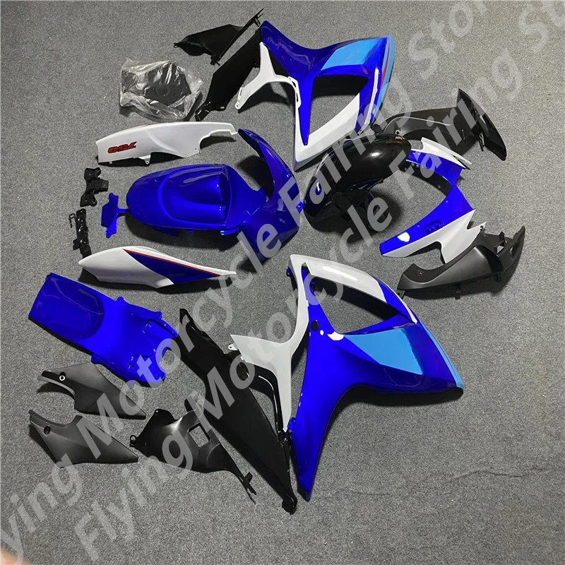 Blue black ABS  Fairings For G S XR600 G S XR750 K6 2006 2007  Motorbike Fairings Kit Body Kits G S XR600 G S XR750 K6 06-07