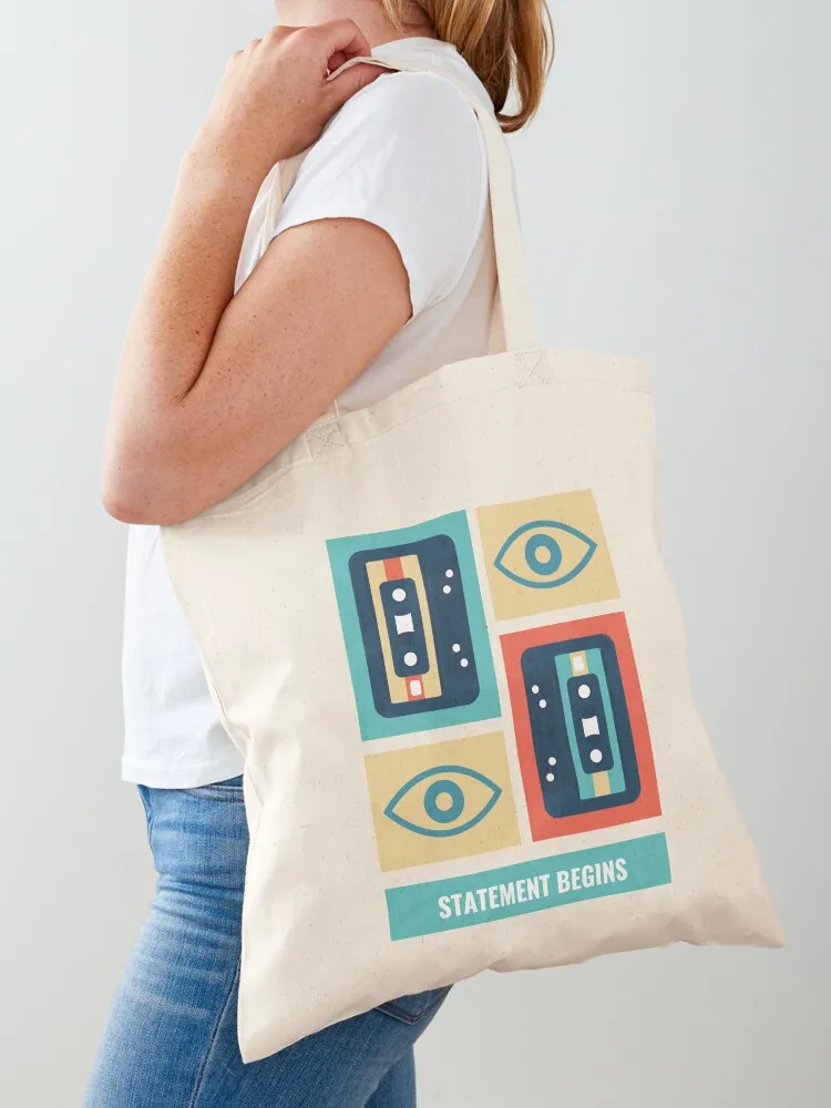 

STATEMENT BEGINS Tote Bag Women's handbag Cloth bag Women's shopper bag woman shopping
