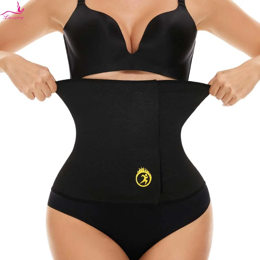 LAZAWG Waist Trainer for Women Belly Control Belt Slimming Strap Waist Cincher Fitness Girdle Gym Body Shaper Fat Burner Band