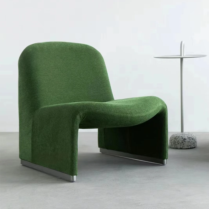

For Custom Nordic Style Small Sofa Stool Lounge Chair Designer Furniture Modern Home Leisure Luxury Fabric Living Room Chairs*