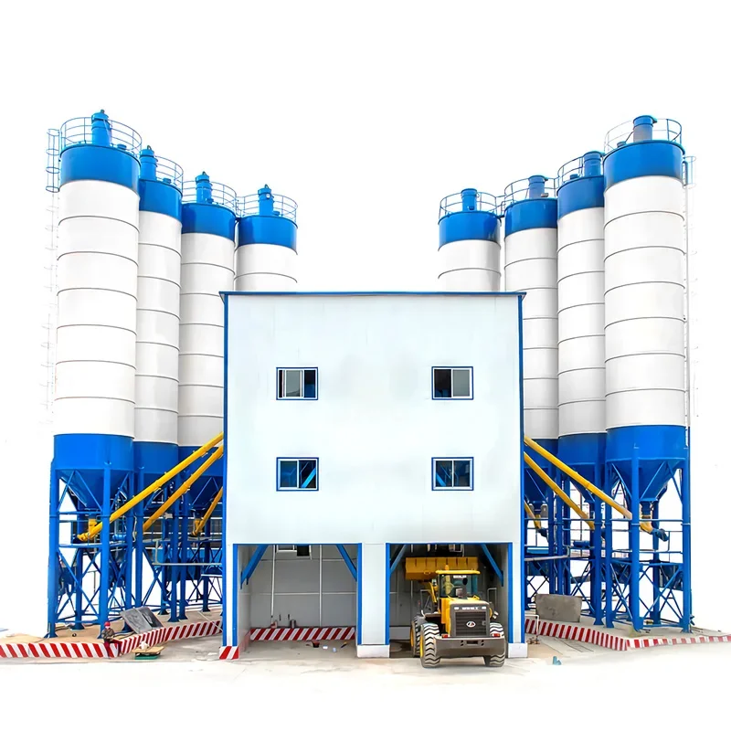 Concrete Bucket Lift Mix Batching Plant - Ergonomic Design