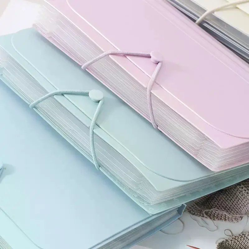 A6 Organ Bag Rectangular Nail Art Stamping Plate Holder 7Slot Empty Template Storage Organizer Booklet Nail Plate Case Manicure