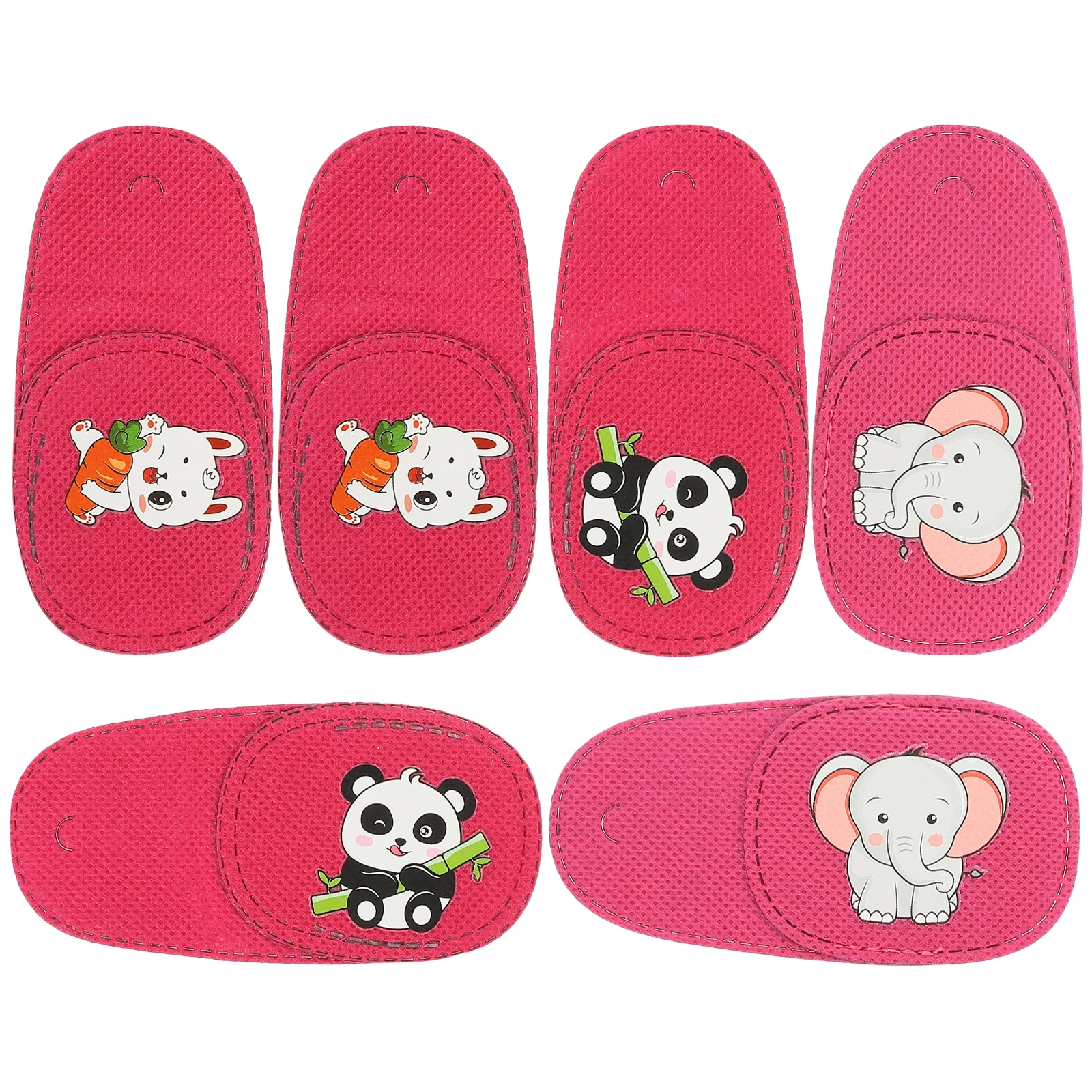 

6pcs Patch Amblyopia Correction Non-Woven Reusable Patches Comfortable Lazy Eye Covers For Toddlers Adults Cartoon Eye