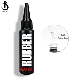 KODI JYJ 30ml Rubber Base Gel Long Style Semi-permanent Nail Base Coat Thick Base and Top for Gel Polish No Sticky Top uv Gellac