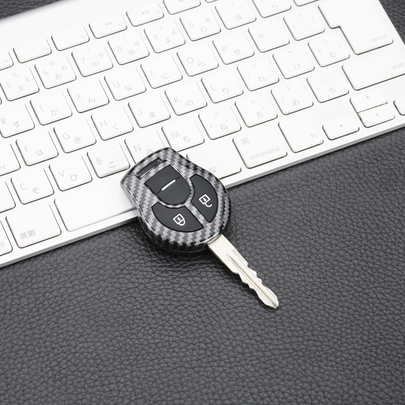 2 3 4 Buttons Carbon ABS Car Key Case Shell for Nissan March Tiida Altima Armada Cube Juke Maxima Pathfinder Rogue Cover Fob