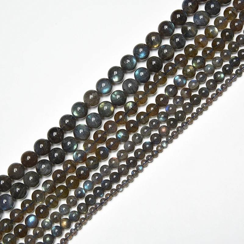 4m6m8m Großhandel runde natürliche Ozean Achat Jaspis Stein Perlen natürliche Edelstein Perlen DIY lose Perlen für Schmuck machen Strang – Detail 11