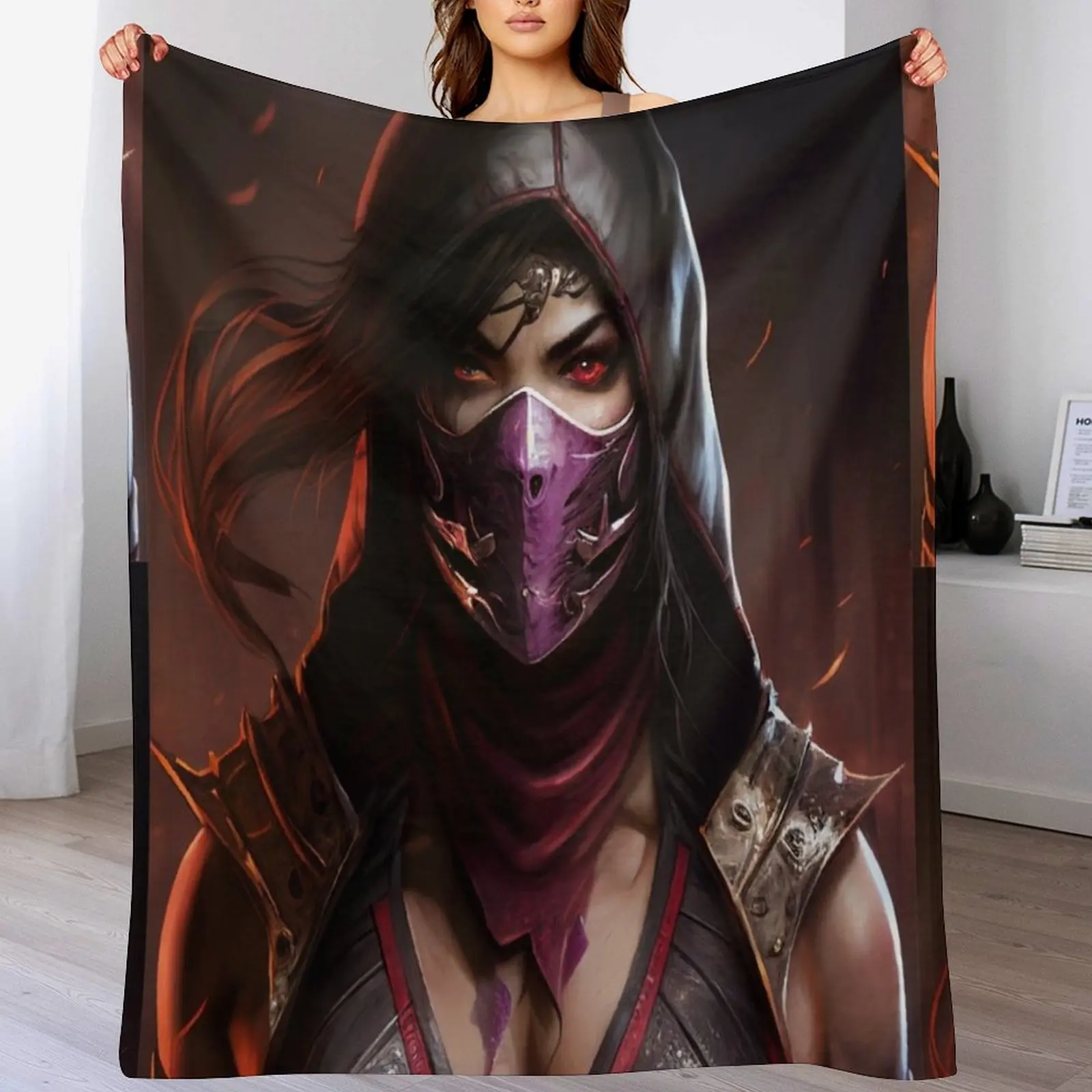 

Mileena Throw Blanket blankets and throws Sleeping Bag Thermal Quilt Blankets