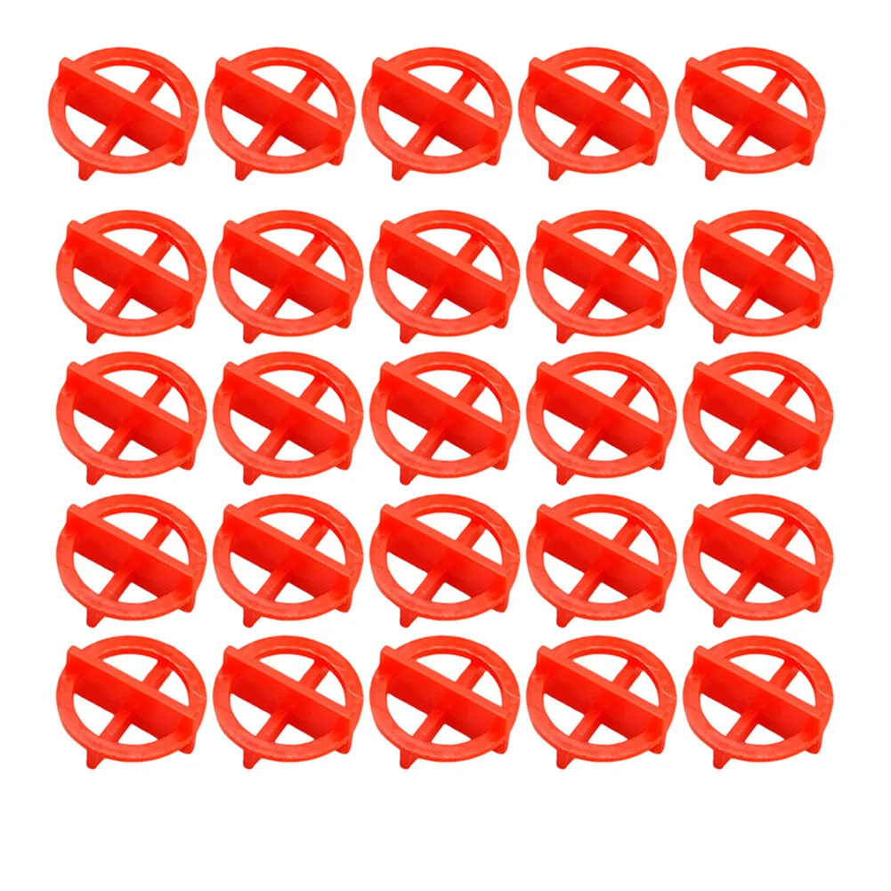 100 Pieces Tile Leveling System Clips Spacers Wedge for Floor Wall Tile Installation with Plastic Sizes 1 to 3mm