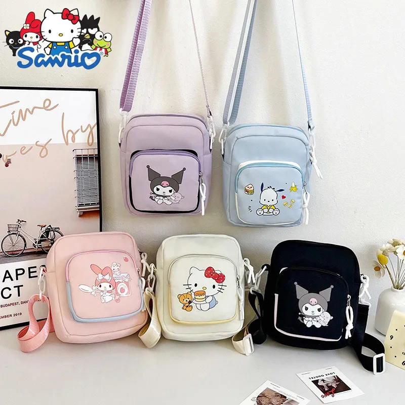 

Sanrio 2025 Новый мультфильм Hello Kitty Высокостильный повседневный рюкзак большой емкости на одно плечо через плечо