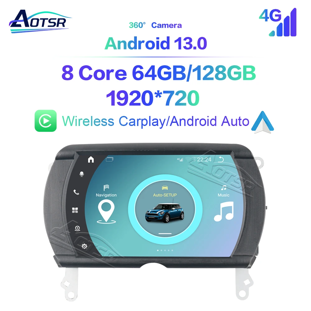 7 Inch Car Radio For BMW Mini 2019 2020 2021 2022 Car Multimedia Video Player Stereo Auto GPS Navigation Carplay Unit EVO NBT