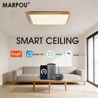 MARPOU Tuya LED Ceiling Lamp 36W Dimmable APP Voice Control Smart Ceiling Light Modern Lighting Panel Light Living Room Bedroom