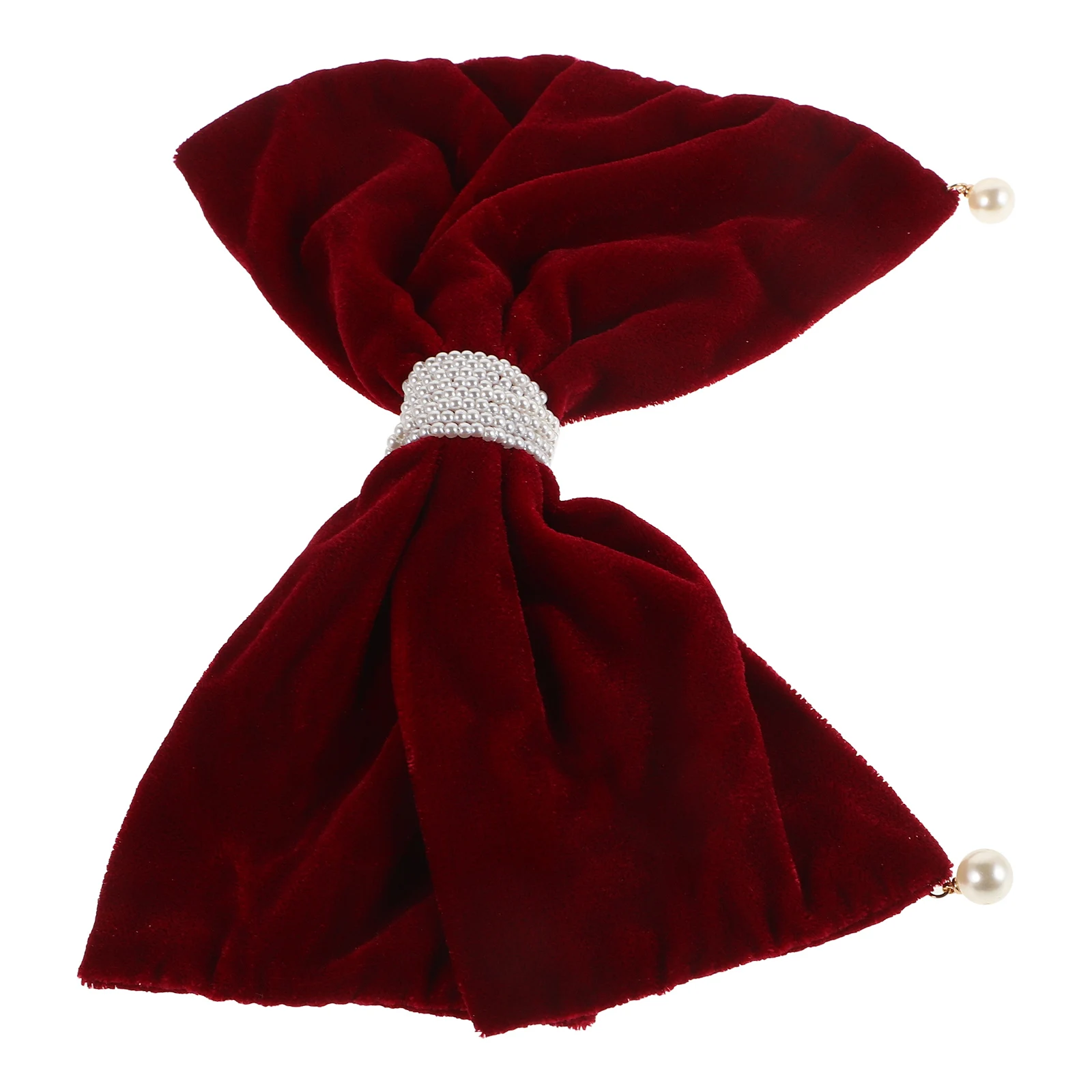 

Velvet Bow Hair Clip French Bowknot Accessories Strong Hold Shark Claw Clips Large Bows Barrette Everyday Special Fabric