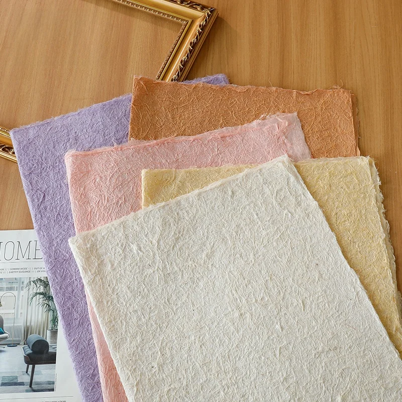 

Valentine's Day Hand-Tearable Ruffled Hemp Silk Paper Flower Bouquet Wrapping Paper Flower Gift Paper Art DIY Materials
