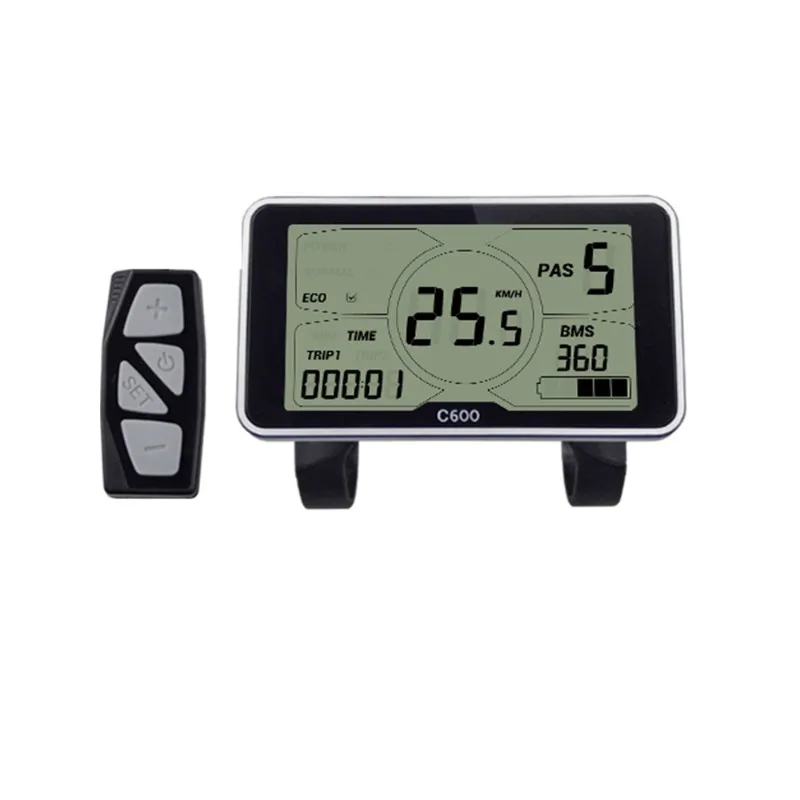 

Parts are suitable for 24V 36V 48V C600 high-end electric bicycle scooter four-inch large-screen LCD instrument