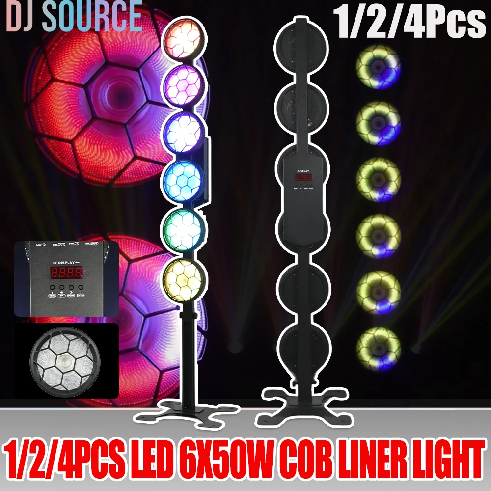 

New 300W LED COB RGB Linear Retro Light With Flash Strobe Horse Racing Effect Stage Light 15/33CH DMX512 For DJ Wedding Club Bar